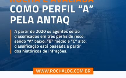 Rocha é classificada como Perfil A pela ANTAQ